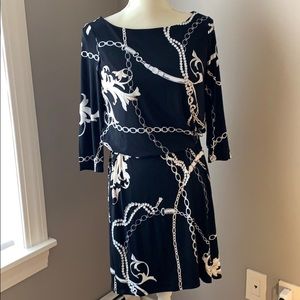 White house black market chain dress, size XS